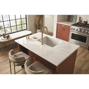 Calacatta Sol Premium Quartz <b>Crystal</b> Composition Eco-Friendly Durable 15-30mm Thick Modern Brand Kitchen Countertops Vanity <b>Tops</b> - Product Image 2