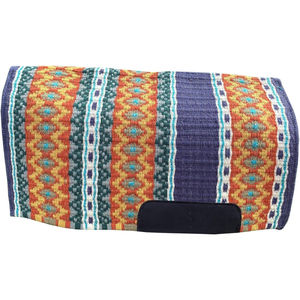 Western Show Horse Saddle Blanket Diseño de Nueva Zelanda Manta de sillín de lana hecha a mano Top Wool Saddle Pad Size - Product Image 1