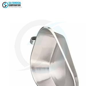 Bassin triangulaire médical en acier inoxydable A + Grade CE certifié échelle graduée pour la mesure de sortie précise chirurgicale - Product Image 5