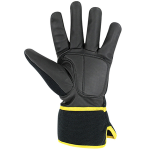 Gants de sécurité OEM pour hommes et femmes, anti-coupure, respirants, en cuir, avec manchette de sécurité, niveau d'impact 1, sans latex, pour travaux de construction - Product Image 2