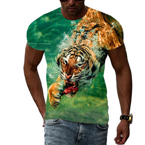 Summer Fashion wear t-shirts graphiques Hommes Casual Print Trend t-shirts à manches courtes Hip Hop Harajuku Animal Pattern streetwear - Product Image 6