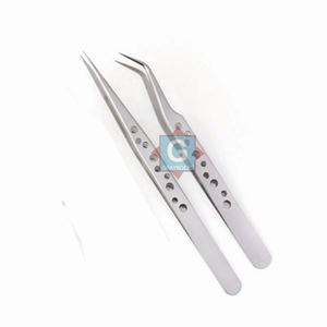 Meilleure vente en gros prix 2 pièces ensemble pince à cils en acier inoxydable Instruments de beauté - Product Image 2