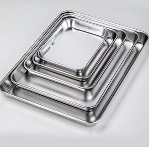 Plateau médical en acier inoxydable Plateaux stériles pour pansements pour instruments chirurgicaux, idéal pour la stérilisation et le stockage sûr des outils - Product Image 1