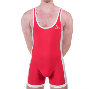 Nueva moda de moda al por mayor de los hombres de gimnasio Slim Fit Muscle Vest Custom Wrestling transpirable Singlet para ropa de gimnasio - Product Image 1