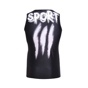 Débardeur de sport pour homme respirant, séchage rapide, écologique, imprimé par sublimation 3D, athlétique, décontracté, tricoté, yoga, 100% polyester - Product Image 4