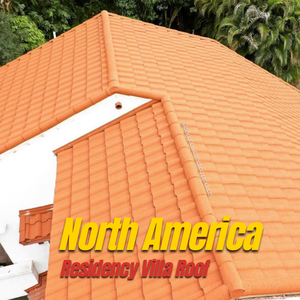 Système de toiture en acier écoénergétique pour entrepôts, villas et lieux sportifs, tuiles de toiture en métal revêtues de pierre ASTM Florida - Product Image 6