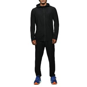 Survêtement en nylon décontracté à capuche d'hiver de haute qualité pour tenue de sport unisexe avec design solide imprimé et tissu à séchage rapide - Product Image 1