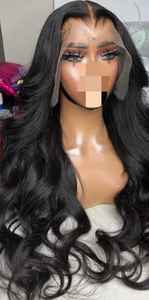 Peluca de encaje frontal con pelo indio crudo, textura NATURAL y COLOR, venta de fábrica de la INDIA - Product Image 4