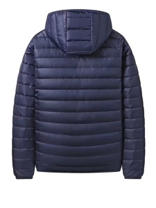 OEM Puffer <b>Jackets</b> Hooded Solid Color Winter Coat Winter Coat Warm Thick Mens <b>Jacket</b> Coat Custom Logo Zipper Closure Casual - Product Image 2