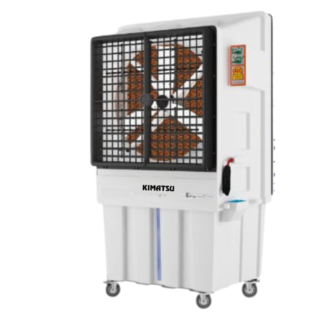 Master Cool DC 200 Electric Air Cooler 200L Tank Capacity Honeycomb Pad 2500 Sq. Ft Cooling Area 18000 M3/hr Air Household