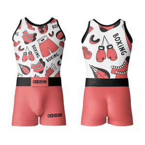 Uniformes de Boxeo Sublimados, Ligeros y Transpirables, Personalizados al por Mayor, Conjunto de Pantalones Cortos y Chaleco, Tela de Poliéster, 2026 - Product Image 4