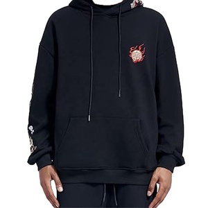 Nouvelle Arrivée Direct Usine – Sweat à Capuche Homme Oversize Brodé Uni Respirant en Molleton de Coton Épais de Haute Qualité – Collection Automne – Vente Flash - Product Image 4