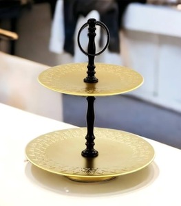 Soporte decorativo de pastel de Metal negro para cumpleaños, boda, fiesta, postre, mesa, cocina o bandeja de exhibición de panadería - Product Image 5