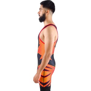 Sublimación personalizada Wrestling Singlets Hombres Custom Wrestling Singlets Pakistán Hecho de alta calidad Wrestling Singlets transpirable - Product Image 5
