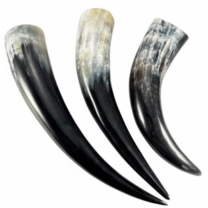 Cuerno Natural para Beber Estilo Vikingo de Alta Calidad Pulido Ecológico Diseño Animal de Cuerno de Búfalo - Product Image 3