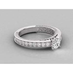 Anillo de Oro de 10K con Diamante Cultivado en Laboratorio para Mujer - Product Image 3