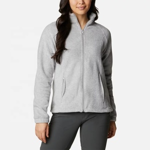 Veste d'hiver chaude en polaire polaire pour femme de qualité exceptionnelle, surdimensionnée, OEM, écologique, doublée, poignets élastiques, veste softshell - Product Image 2