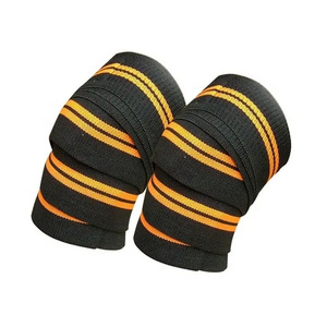 MESS SPORTS Bandes de genou en néoprène respirantes pour la musculation - Protection professionnelle unisexe personnalisable - Product Image 1