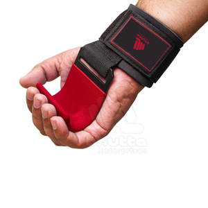 สายรัดข้อมือยกน้ำหนักแบบมีตะขอ ทำจากนีโอพรีน กันลื่น ระบายอากาศได้ดี สีดำ ขายส่ง - Product Image 4