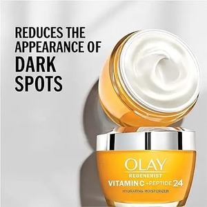Olay Regenerist วิตามินซี + เปปไทด์ 24 มอยเจอร์ไรเซอร์บํารุงผิวหน้าเพื่อผิวสดใส, ครีมต่อต้านริ้วรอยสําหรับจุดด่างดํา 1.7 ออนซ์ - Product Image 4