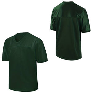 OEM personalizado al por mayor de los hombres de malla transpirable kits de fútbol de sarga bordado de talla grande Jersey del equipo de fútbol - Product Image 1
