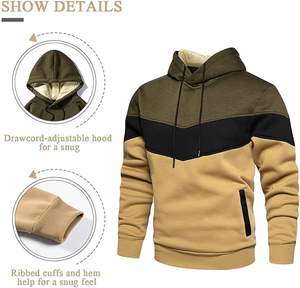 Sudadera con Capucha Informal de Algodón Grueso Personalizada para Hombre y Mujer, Sudadera Holgada Unisex - Product Image 4