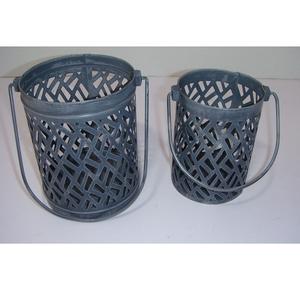 Vintage Metal Lattice <b>Lantern</b> <b>Candle</b> Holder with Handle Decorative Iron Votive Tealight Holder for Wedding Centerpiece ForGarden - Product Image 5