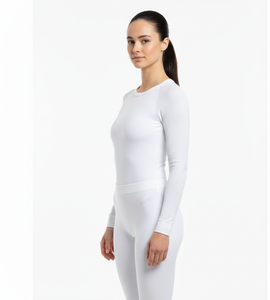 Traje Térmico de Seda Pura para Mujer, Manga Larga, Tejido Suave y Transpirable, Diseñado para una Comodidad Invernal Elegante - Product Image 5