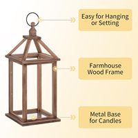 Lanterne en bois artisanale, Pâques, écologique, parfumée, durable, décoration d'intérieur, en gros