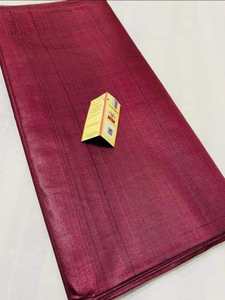 Tela de Seda/Algodón Tejida a Mano, Lisa, con Brillo Natural, Textura Suave, Textil Tejido a Mano para Vestidos, Saris y Dupattas para Niñas, Venta al Por Mayor - Product Image 4