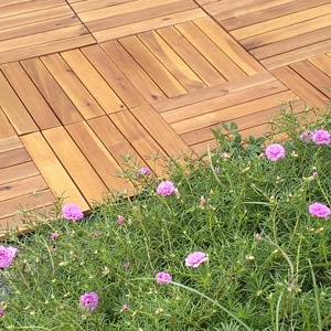 Carreaux de sol de terrasse en bois ACacia moderne de haute qualité 12 lattes parquet de terrasse pour jardins extérieurs bricolage sol extérieur - Product Image 5
