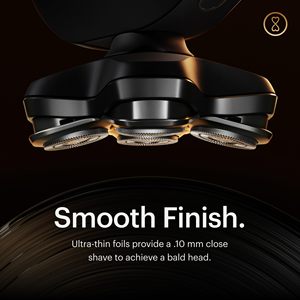 Afeitadora Eléctrica de Cinco Cuchillas con Diseño Rotatorio para Hombre, Impermeable IPX7, Carga Inalámbrica USB-C, Compatible con Rostro y Cuerpo, Lavable - Product Image 6