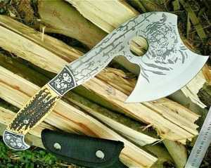 Industrial Grade Tiger Etching Hatchet - Product Image 3