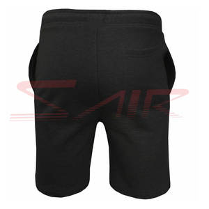 Wholesale Customized Men's High Street Style Jogger Shorts Breathable Cotton Canvas Knitted Weave <b>Drawstring</b> Closure Custom Logo - Product Image 2