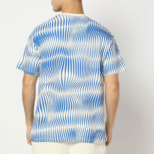 Camisetas de manga corta para hombre con impresión de logotipo personalizado de alta calidad Estilo personalizado con diseño en blanco de logotipo frontal - Product Image 4