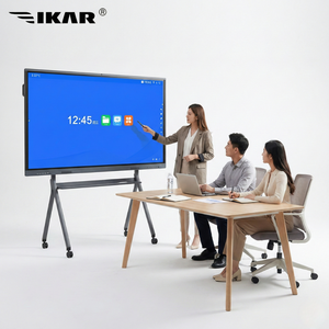 Tableau blanc interactif 4K UHD de 65 pouces pour projets en gros, compatible Android 12/13/14/15 et Windows 10/11, système double OPS, tactile 40 points, OEM/ODM - Product Image 3