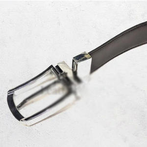 Cinturones de Cuero Genuino Personalizados de Alta Calidad para Hombre, Hebilla Cuadrada de Aleación, 30-48 Pulgadas, 1.5 Pulgadas de Ancho, Moda, OEM, Venta al Por Mayor - Product Image 2