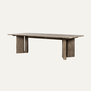 Mesa de Comedor Rectangular Moderna Aureon con Acabado de Madera para Sala de Estar de Apartamento - Product Image 1