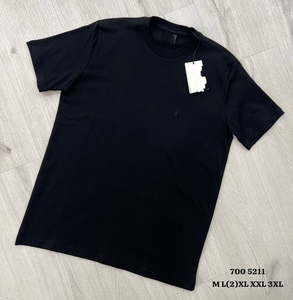 Camiseta de Algodón Transpirable para Hombre, Talla Grande, Manga Corta, Cuello Redondo, Diseño Casual, Logotipo Frontal Personalizable, OEM, ODM, Logotipo Privado - Product Image 5