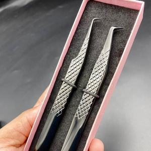 แหนบขนตาปลอมแบบมีด้ามจับทรงเพชรทำจากสเตนเลสสตีล90องศาทนทาน - Product Image 6