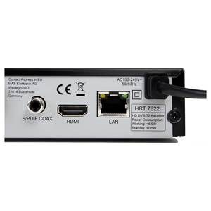 Decodificador Xoro HRT 7622 DVB-T2, Producto para Hogar Inteligente con HEVC de 10 Bits para DVB-T2, Negro - Product Image 2