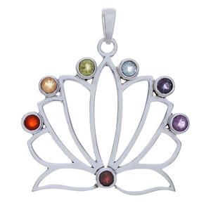 Hot Sale Classic Design Custom 925 Sterling Silver Multi-stone Fashionable Jewelry Ladies <b>Pendant</b> Designer <b>Birthstone</b> Jewelry - Product Image 1