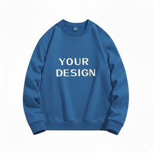 Les pulls molletonnés en polyester/coton pour hommes portent un style de rue élevé avec un motif d'impression bouffant à col à capuche pour l'automne - Product Image 3