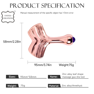 เครื่องนวดตาเครื่องนวดหน้าทำจากโลหะสังกะสีผสมกัวซาที่นวดหน้าทำจากสเตนเลสสตีล - Product Image 4