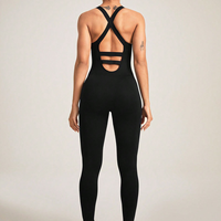 Conjunto de Mono Deportivo de Yoga para Mujer Tallas Grandes al por Mayor - Transpirable, de Secado Rápido, Ecológico, de Spandex/Nylon que Absorbe la Humedad