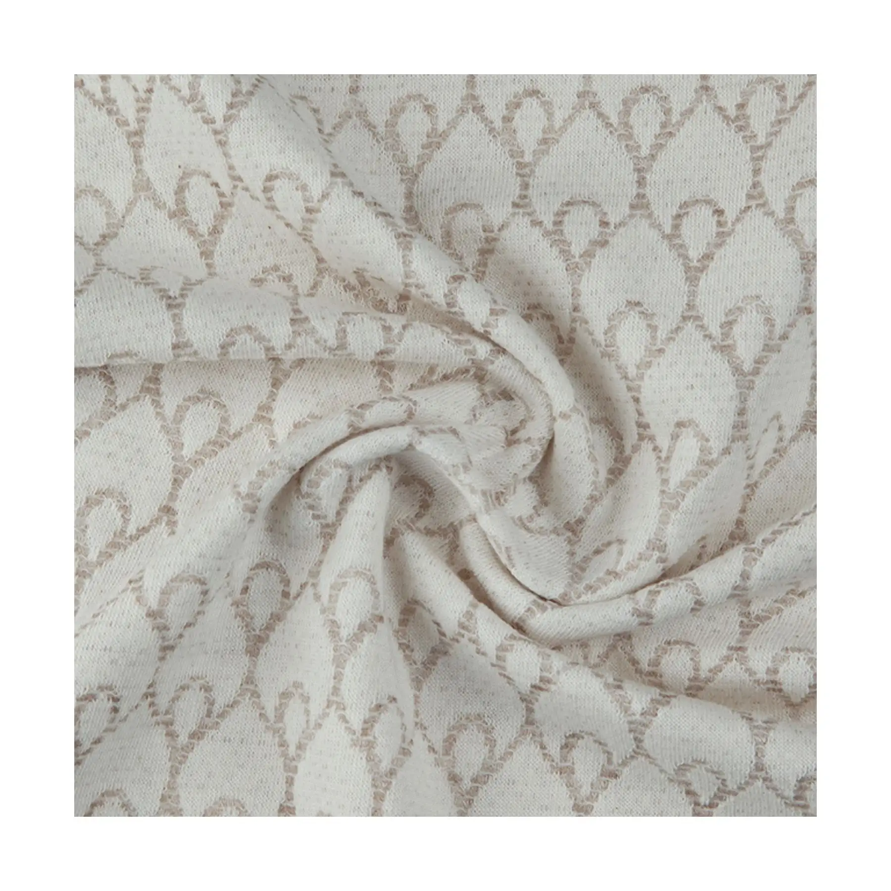 Luxurious Victorian Jacquard Design - Made In Italy Elegant Fabric For Dresses   T-Shirts - Timeless Style With Quality