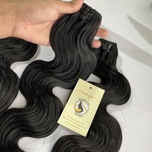 Extensiones de pelo brasileño de grado 12A, venta al por mayor, cabello Virgen sin procesar, ondulado, barato - Product Image 6