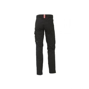 Pantalon de travail en toile de coton extensible noir océan U-POWER - Product Image 5