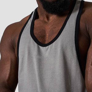 Débardeur de sport en coton personnalisé, débardeur de musculation, débardeur de musculation pour homme - Product Image 3