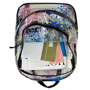 Mochila de colores transparentes, mochila transparente duradera, estadio de moda para niños y niñas, aprobado para conciertos, festivales, deportes - Product Image 5
